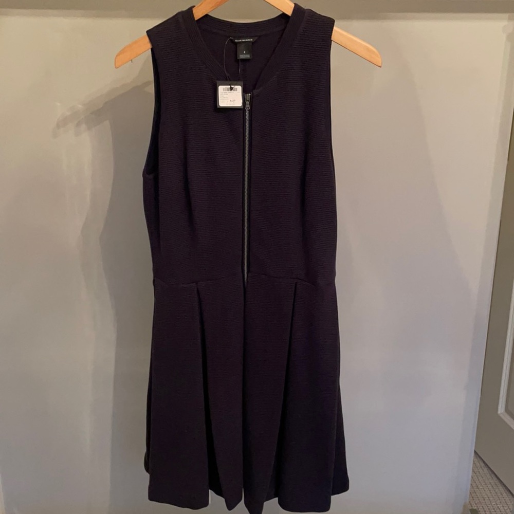 NWT CLUB MONACO NAVY BLUE DRESS WITH POCKETS